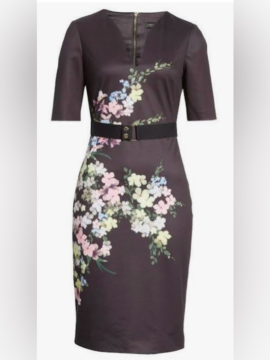 Ted Baker Dresses & Skirts - Ted Baker Norraa Fantasia Bodycon Sheath Dress (Size 2) Ptp 17.5”-18”